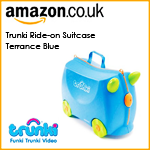 Trunki Ride-on Suitcase Terrance Blue
